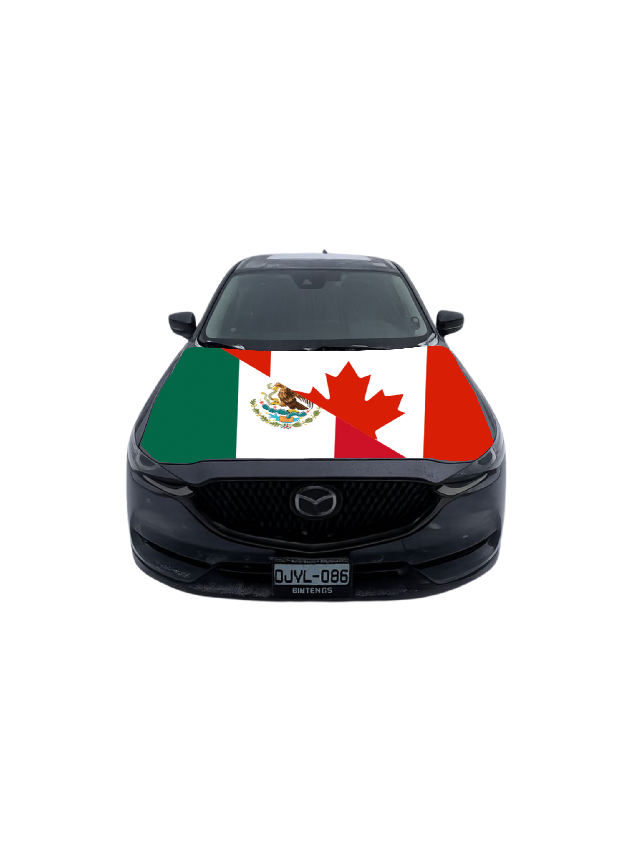 Canada/Mexico Car Hood Flag
