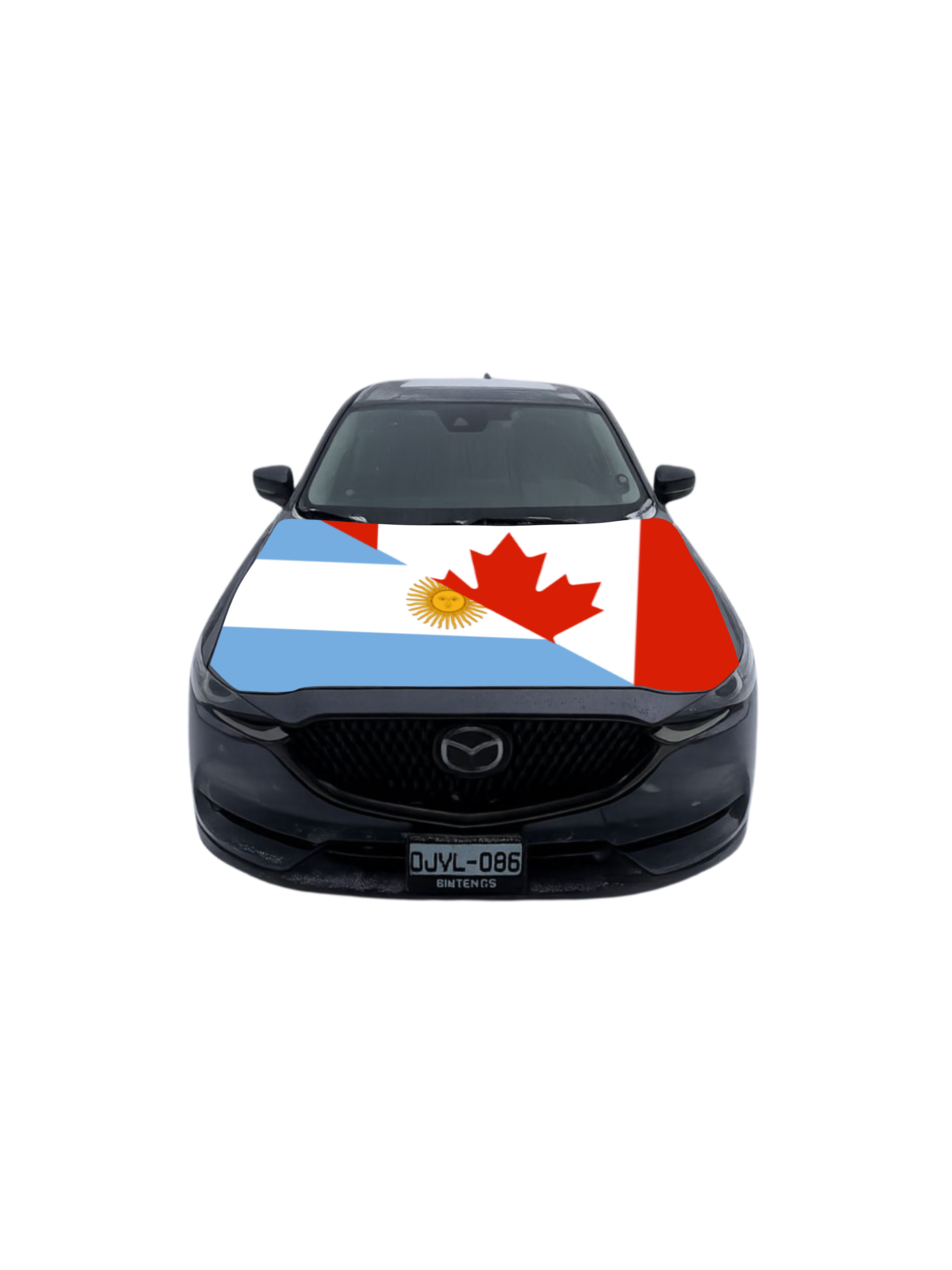 Canada/Argentina Car Hood Flag