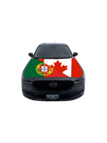 Canada/Portugal Car Hood Flag