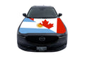 Canada/Argentina Car Hood Flag