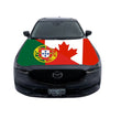 Canada/Portugal Car Hood Flag